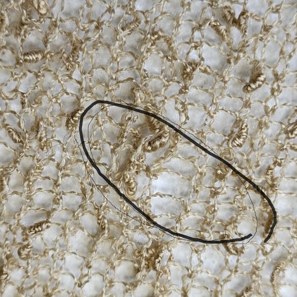 Soft Light Shrug Bolero Coverup Sheer Cardigan Size S/M - Picture 12 of 12